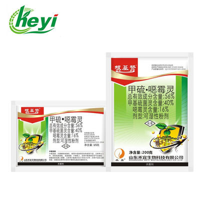 Thiophanate Methyl 40% Hymexazol 16% WP Fungisida Pertanian